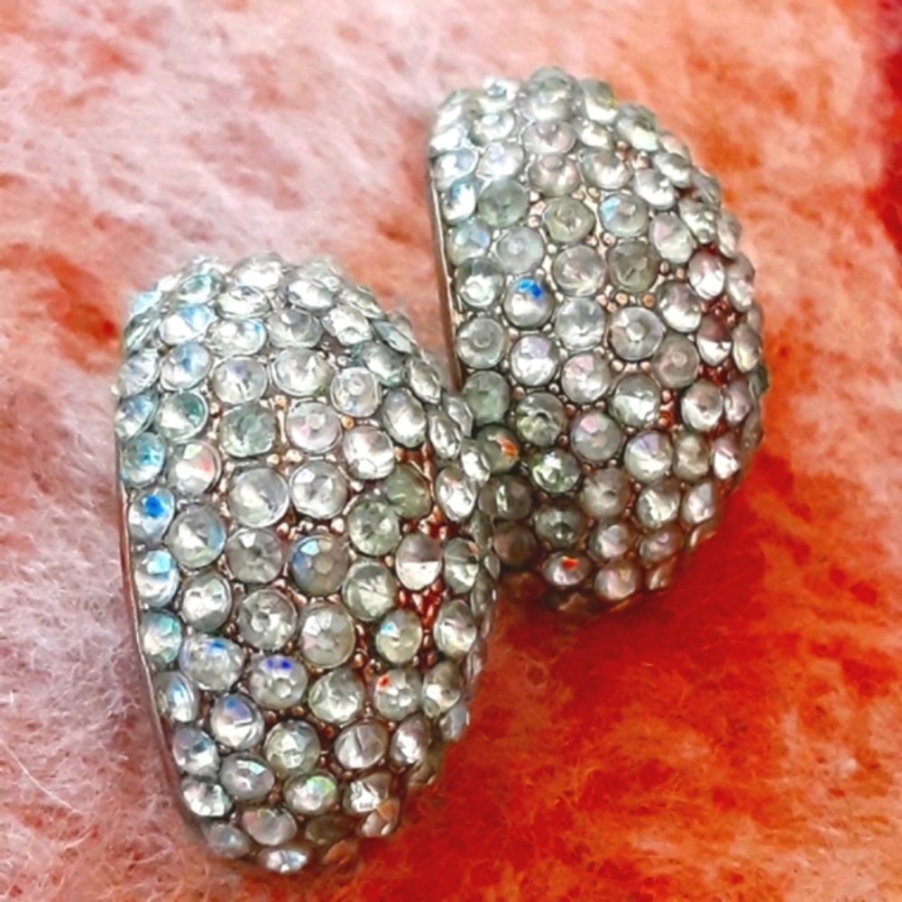 Sea green stone earrings